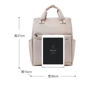 Sac à langer de luxe grande capacité, imperméable, sac à dos de voyage pour bébé, sac à langer de créateur