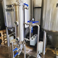 Cuve sous pression pour brassage de bière, équipement de brasserie artisanale, capacité 5000L, certifiée CE, en acier inoxydable