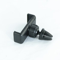 Support de téléphone réglable pour voiture en ABS, compatible avec les téléphones de 4 à 6,5 pouces, fixation flexible sur grille d'aération, facile à utiliser