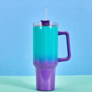 Vaso Térmico Ice Bully de 40 oz con Asa, Vaso para Auto de Acero Inoxidable 304, Botella de Agua Única, Taza de Acero - Product Image 5