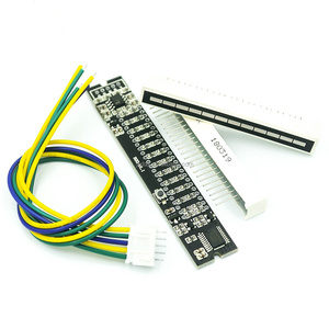 บอร์ดวัดระดับเสียง YIXINTAI แบบคู่ 12 ระดับ พร้อมไฟ LED ปรับความเร็วได้ สำหรับเครื่องขยายเสียงสเตอริโอ - Product Image 3