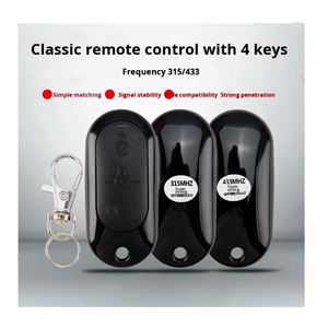 Télécommande classique originale à 4 boutons pour véhicule électrique, fréquence 315/433, compatible avec Emma et autres clés électriques - Product Image 4