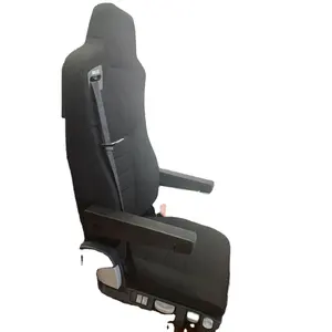 High Quality Custom Factory Luxury Driver Air Suspension System Seats for Truck and Bus with 3 Point Safety Belt