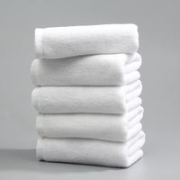 Ensemble de serviettes de bain en coton blanc 5 étoiles avec logo personnalisé pour hôtel, serviettes de toilette, serviettes de bain