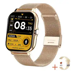 2024 Combo de acero inoxidable dorado a prueba de agua 4G niños único GPS Seguimiento de ubicación hombre mujer damas fabricante reloj inteligente