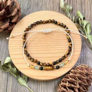 Natural Stone Bracelet Colorful Glass Beaded Career Success Innovative White Label One-stop Sourcing - Product Image 2