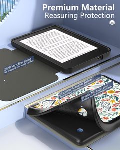 Funda Protectora Personalizada Tipo Libro de PU para E-Reader, Funda de Cuero PU de 6 Pulgadas Compatible con <span class=keywords><strong>Kobo</strong></span> Clara BW/Colour - Product Image 3