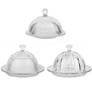 Nuevos Productos 2026 <span class=keywords><strong>para</strong></span> el Hogar y la Cocina, Tarro de Mantequilla de Cristal, Recipiente de Cristal <span class=keywords><strong>para</strong></span> Mantequilla, Tapa de Cristal <span class=keywords><strong>para</strong></span> Pastel con Base, Soporte <span class=keywords><strong>para</strong></span> Pastel - Product Image 1