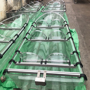 Unbreakable multiplayer seat crystal transparent polycarbonate fishing boats for sale
