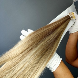 Extensions de cheveux Remy à bandes adhésives Jasminebeauty en gros, 50g, 22 pouces, invisibles, en cheveux humains Remy, pour les professionnels du secteur - Product Image 2