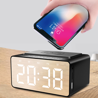 Speaker Portabel AFK Pengisian Daya Nirkabel Bluetooth 5.0 Kompatibel Dengan Pengisi Daya Nirkabel Jam Alarm