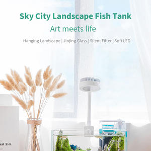 <span class=keywords><strong>Aquarium</strong></span> miniature de qualité supérieure pour poissons rouges, petit <span class=keywords><strong>aquarium</strong></span> de bureau, nouveau design pour la maison ou le bureau, fonction d'économie d'énergie - Product Image 3