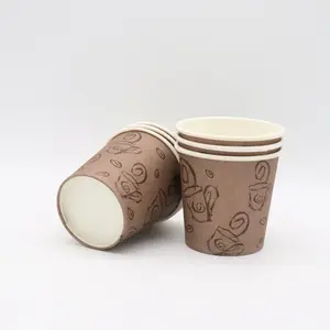 Taza de papel desechable para café con tapa, ecológica, ANHUI, 4oz - Product Image 2