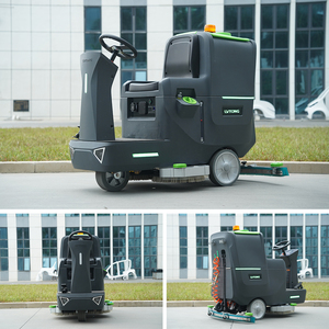 Commercial Grade <b>Walk</b>-Behind Scrubber <b>Machine</b> for Tile Rubber Wood Floor Surface Cleaning - Product Image 2