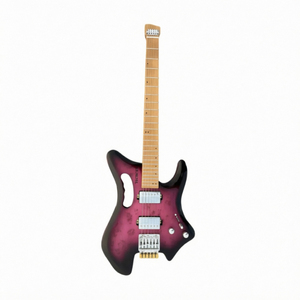 ROCK&R TIERCEL-BF غيتار كهربائي 6 أوتار بدون رأس - طلب قطعة 1، شعار/لون مخصص (رسوم إضافية) - Product Image 4