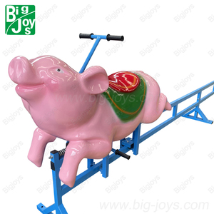 Manèges amusants à la ferme, <span class=keywords><strong>parc</strong></span> d'attractions et d'aventure, course de cochons, jeu pour enfants propulsé par l'homme, à vendr - Product Image 1