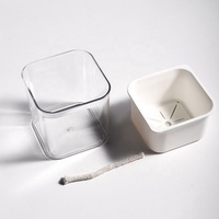 Pot Bunga Plastik, Penanam Air Sendiri Dalam Ruangan Bening Transparan Rumah Tanaman Sukulen Desktop Penyiram Sendiri
