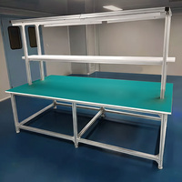 Nouveau produit : Table de travail en aluminium, banc de travail ESD pour ligne d'assemblage, bancs de production pour atelier
