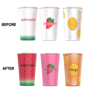 Personnalité Aluminium Métal Empilable Boisson 16Oz Changement de Couleur Pint Cup Bière Tumbler Tasse Avec Logo Personnalisé - Product Image 1