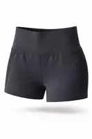Shorts de yoga taille haute sans coutures pour femme – Extensibles, pour entraînement, gym, fitness, course à pied – Doux, anti-transparence, en nylon, tenue de sport active