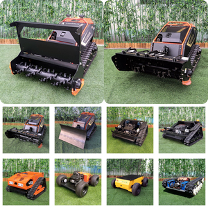Robot tondeuse à gazon RC Vigorun MTSK1000, coupe de 1000 mm, pente de 35 degrés, chenilles, marteau broyeur pour exploitation forestière - Product Image 6