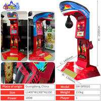 Machine de boxe d'arcade à monnayeur en gros, machine de jeu électronique de boxe, machine d'arcade de divertissement, équipement de divertissement