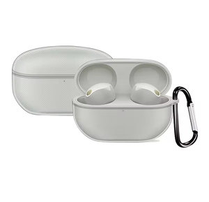 Nueva llegada para <span class=keywords><strong>Sony</strong></span> funda transparente TPU impermeable funda protectora para auriculares con gancho - Product Image 1