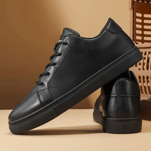 Zapatos Retro Casuales de Negocios para Hombre - Zapatos de Plataforma de Cuero Genuino Cosidos a Mano Transpirables con Logotipo Bordado y Suelas de Goma Suave con Soporte de Arco - Product Image 1