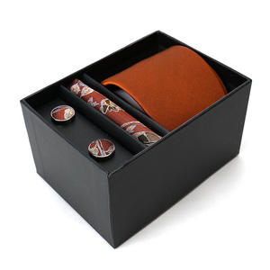 Set regalo con cravatta a 3 pezzi a larghezza regolabile per promozioni e feste aziendali - Product Image 1