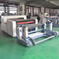 Machine de découpe et de refendage de rouleaux de papier jumbo simple en feuilles A4 A3 pour bureau