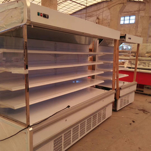 Réfrigérateur commercial <span class=keywords><strong>2M</strong></span> pour présentation et stockage, équipement de réfrigération pour supermarché, <span class=keywords><strong>vitrine</strong></span> ouverte multi-niveaux à température unique - Product Image 5