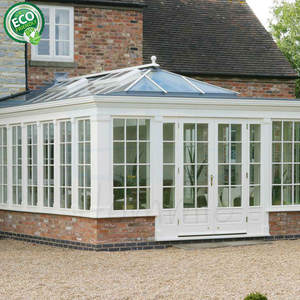 Invernadero de Jardín de Aluminio y Vidrio de Color Negro para Todas las Estaciones, Conservatorio Aislado - Product Image 3