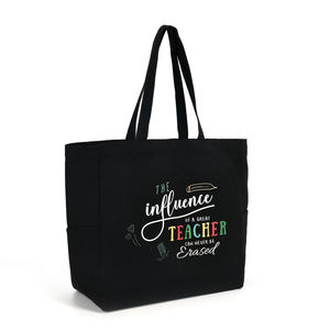 Sac fourre-tout en toile personnalisé, marché en ligne, sac fourre-tout en coton recyclable, sac en toile uni vierge - Product Image 1