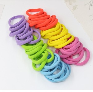 Élastiques à cheveux colorés en caoutchouc coréen pour filles, bandeaux élastiques pour femmes - Product Image 6