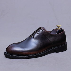 Chaussures Oxford de Luxe Haut de Gamme 2025 pour Hommes en Cuir Véritable, Façonnées à la Main, à Lacets, Patchwork, Antidérapantes, Idéales pour Affaires et Tenues Décontractées - Product Image 6