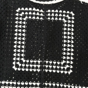 All'ingrosso Design personalizzato logo Oem & Odm moda manica corta Polo <span class=keywords><strong>bianco</strong></span> <span class=keywords><strong>nero</strong></span> uomo uncinetto <span class=keywords><strong>Cardigan</strong></span> uomo - Product Image 4