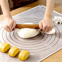 Tapis de cuisson en silicone liquide de qualité alimentaire, antiadhésif et antidérapant pour pétrir, faire des pizzas, du fondant, sans BPA, conforme aux normes FDA