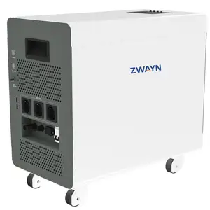 Zwayn 5kwh Hệ thống lưu trữ năng lượng tất cả trong một máy ngoài trời Sử dụng năng lượng lưu trữ pin đa đầu ra LiFePO4 Pin