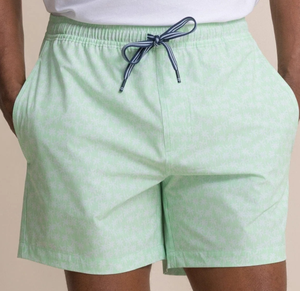 Costume da Bagno Uomo Personalizzato con Stampa Palmy, Asciugatura Rapida, Tessuto Riciclato Elasticizzato, Fodera in Rete, Pantaloncini da Nuoto - Product Image 1