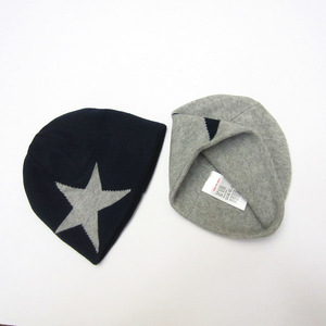 <span class=keywords><strong>Bonnet</strong></span> tricoté pour enfants en <span class=keywords><strong>laine</strong></span>, sans coutures, avec étoile à cinq branches, pour garçons et bébés - Product Image 2