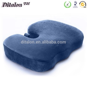 เบาะรองนั่งเพื่อสุขภาพ ออกแบบตามหลักสรีรศาสตร์ ช่วยบรรเทาอาการปวด สำหรับเก้าอี้สำนักงาน ป้องกันการลื่นไถล ผลิตจากเมมโมรี่โฟม - Product Image 5