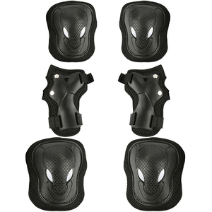 Juego de 6 Protectores <span class=keywords><strong>para</strong></span> Rodilla, Codo y Muñeca <span class=keywords><strong>para</strong></span> Ciclismo, Patinaje, Skateboard, Monopatín y Scooter - Product Image 3