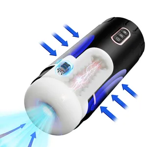 Rocket Raccoon Automatic Male masturbators Sucking Vibration Masturbation Machine Clip Suction Masturbation Cup Sex Toys For Men