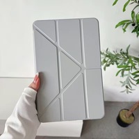 Étui de protection pour tablette iPad 11/Y-fold compatible avec iPad Air et Pro 11 pouces, coque en acrylique avec emplacement intégré pour stylet