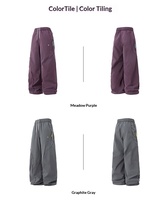 Pantalon cargo de randonnée pour homme, décontracté, pour l'extérieur, en tissu tissé, à séchage rapide, résistant à l'eau, en polyester, unisexe, respirant, taille XXL