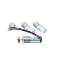 180 Gear Dc Elektrik 20Mm 6 Volt 12ppr Motor Encoder Magnetik untuk Mesin Tekstil