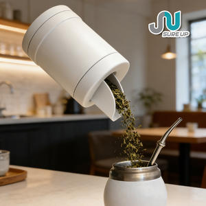 Juego de Recipientes Portátiles de Acero Inoxidable 201 para <span class=keywords><strong>Mate</strong></span>, Tapa Opcional, Almacenamiento de Té en Casa o para Llevar, Paquete de Color Personalizado - Product Image 1