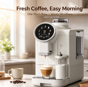 Macchina per Espresso Completamente Automatica Anbolife, 19 Bar, Macinacaffè Integrato, Touchscreen, per Latte, Cappuccino e Cold Brew - Product Image 6