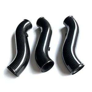High Quality 3K Curved Carbon Fiber Tube Air Intake Exhaust Pipe Tube