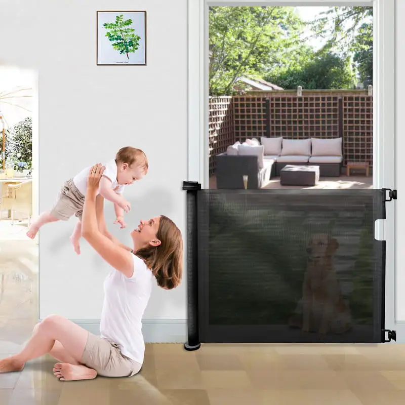 child products baby safety gates retractable stair fence gate